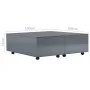 Glossy gray coffee table 100x100x35 cm by vidaXL, Coffee table - Ref: Foro24-283726, Price: 155,79 €, Discount: %