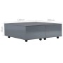 Glänzender grauer Couchtisch 100x100x35 cm von vidaXL, Couchtisch - Ref: Foro24-283726, Preis: 157,64 €, Rabatt: %
