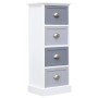 Armario auxiliar de madera de paulownia 35x30x90 cm de vidaXL, Cajoneras - Ref: Foro24-284078, Precio: 161,56 €, Descuento: %