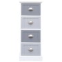 Armario auxiliar de madera de paulownia 35x30x90 cm de vidaXL, Cajoneras - Ref: Foro24-284078, Precio: 161,56 €, Descuento: %