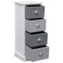 Armario auxiliar de madera de paulownia 35x30x90 cm de vidaXL, Cajoneras - Ref: Foro24-284078, Precio: 161,56 €, Descuento: %