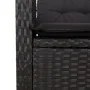 Gartenmöbel-Set, 5-teilig, mit schwarzen Polstern aus synthetischem Rattan von , Gartensets - Ref: Foro24-3212636, Preis: 630...
