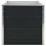 Erhöhter Pflanzkübel aus verzinktem Stahl in Anthrazitgrau, 160 x 80 x 77 cm von vidaXL, Töpfe und Pflanzgefäße - Ref: Foro24...