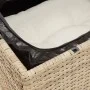 3-Sitzer-Gartensofa mit beigen Polstern aus synthetischem Rattan von , Outdoor-Sofas - Ref: Foro24-366077, Preis: 177,51 €, R...
