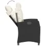 Set de muebles jardín 5 pzas con cojines ratán sintético negro by , Garden sets - Ref: Foro24-3212629, Price: 632,52 €, Disco...