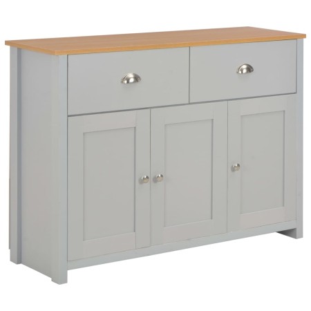 Gray sideboard 112x35x81 cm by vidaXL, Sideboards - Ref: Foro24-283743, Price: 174,74 €, Discount: %