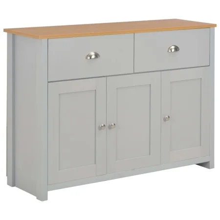Gray sideboard 112x35x81 cm by vidaXL, Sideboards - Ref: Foro24-283743, Price: 162,93 €, Discount: %