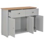 Aparador gris 112x35x81 cm