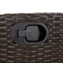 Garten-Essgruppe 7-teilig mit braunen Polstern aus synthetischem Rattan. von , Gartensets - Ref: Foro24-3212767, Preis: 869,8...