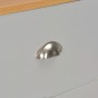 Gray sideboard 112x35x81 cm by vidaXL, Sideboards - Ref: Foro24-283743, Price: 174,74 €, Discount: %