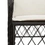 Set de comedor de jardín 7 pzas y cojines ratán sintético negro by , Garden sets - Ref: Foro24-3212021, Price: 754,57 €, Disc...
