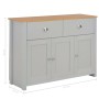 Gray sideboard 112x35x81 cm by vidaXL, Sideboards - Ref: Foro24-283743, Price: 174,74 €, Discount: %