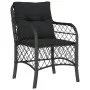 Set de comedor de jardín 7 pzas y cojines ratán sintético negro by , Garden sets - Ref: Foro24-3212028, Price: 775,04 €, Disc...