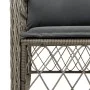 Set comedor de jardín 5 piezas con cojines ratán sintético gris by , Garden sets - Ref: Foro24-3212049, Price: 466,67 €, Disc...