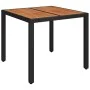 Set de muebles jardín 5 pzas con cojines ratán sintético negro by , Garden sets - Ref: Foro24-3212907, Price: 759,63 €, Disco...