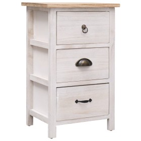 Auxiliary wooden cabinet made of paulownia wood 35x25x57 cm by vidaXL, Drawers - Ref: Foro24-284076, Price: 80,02 €, Discount: %