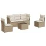 Juego de sofás jardín con cojines 6 pzas ratán sintético beige by , Garden sets - Ref: Foro24-3249197, Price: 371,92 €, Disco...
