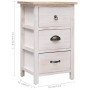 Armario auxiliar de madera de paulownia 35x25x57 cm | Foro24.es | Tu tienda online para hogar, jardín y más Foro24.es