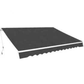 Manuell betriebene Faltmarkise 600 cm Anthrazitgrau von vidaXL, Markisen - Ref: Foro24-276355, Preis: 521,76 €, Rabatt: %
