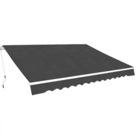 Manually operated folding awning 600 cm anthracite gray by vidaXL, Awnings - Ref: Foro24-276355, Price: 521,76 €, Discount: %