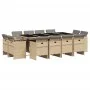 Set comedor de jardín con cojines 13 pzas ratán sintético beige de , Conjuntos de jardín - Ref: Foro24-3210684, Precio: 1,00 ...