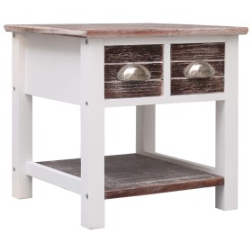 Mesa auxiliar madera de Paulownia marrón 40x40x40 cm de vidaXL, Mesas auxiliares - Ref: Foro24-284067, Precio: 52,86 €, Descu...