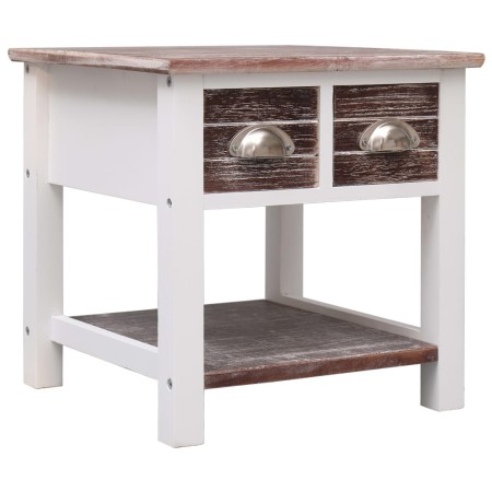 Brauner Beistelltisch aus Paulownia-Holz, 40 x 40 x 40 cm von vidaXL, Seitentische - Ref: Foro24-284067, Preis: 52,86 €, Raba...