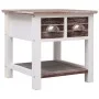 Brown Paulownia wood side table 40x40x40 cm by vidaXL, Side tables - Ref: Foro24-284067, Price: 52,26 €, Discount: %