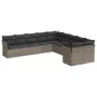 Set de sofás de jardín 10 pzas con cojines ratán sintético gris by , Garden sets - Ref: Foro24-3250079, Price: 599,31 €, Disc...