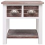 Mesa auxiliar madera de Paulownia marrón 40x40x40 cm de vidaXL, Mesas auxiliares - Ref: Foro24-284067, Precio: 52,79 €