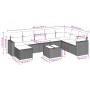 Set de sofás de jardín 9 pzas con cojines ratán sintético beige by , Modular outdoor sofas - Ref: Foro24-3251705, Price: 606,...
