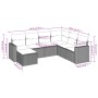 Set de sofás de jardín 7 piezas con cojines ratán PE gris by , Modular outdoor sofas - Ref: Foro24-3251637, Price: 452,29 €, ...
