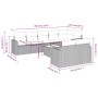Set de muebles de jardín 9 pzas y cojines ratán sintético gris by , Modular outdoor sofas - Ref: Foro24-3251567, Price: 616,7...