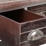 Brauner Beistelltisch aus Paulownia-Holz, 40 x 40 x 40 cm von vidaXL, Seitentische - Ref: Foro24-284067, Preis: 52,86 €, Raba...
