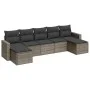 7-teiliges Gartensofa-Set mit grauen PE-Rattan-Kissen. von , Modulare Sofas für den Außenbereich - Ref: Foro24-3251677, Preis...