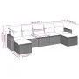 Set sofás de jardín 7 piezas y cojines ratán sintético beige by , Modular outdoor sofas - Ref: Foro24-3251675, Price: 454,09 ...