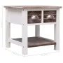 Mesa auxiliar madera de Paulownia marrón 40x40x40 cm de vidaXL, Mesas auxiliares - Ref: Foro24-284067, Precio: 52,25 €, Descu...