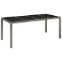 Set comedor jardín 9 pzas y cojines ratán sintético gris by , Garden sets - Ref: Foro24-3212220, Price: 1,00 €, Discount: %