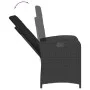 Set de comedor de jardín 7 pzas y cojines ratán sintético negro by , Garden sets - Ref: Foro24-3212208, Price: 876,79 €, Disc...