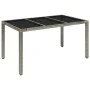 Garten-Essgruppe, 7-teilig, mit grauen Polstern aus synthetischem Rattan. von , Gartensets - Ref: Foro24-3212217, Preis: 902,...