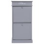Gray Paulownia wood shoe rack 50x28x98 cm by vidaXL, Shoe racks and shoe organizers - Ref: Foro24-284090, Price: 134,88 €, Di...
