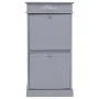 Gray Paulownia wood shoe rack 50x28x98 cm by vidaXL, Shoe racks and shoe organizers - Ref: Foro24-284090, Price: 125,92 €, Di...