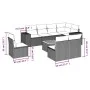 Set de muebles de jardín 9 pzas y cojines ratán sintético gris by , Garden sets - Ref: Foro24-3257817, Price: 548,57 €, Disco...