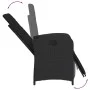 Mesita y sillas con cojines 3 piezas ratán sintético negro by , Garden sets - Ref: Foro24-3212456, Price: 353,49 €, Discount: %