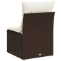 Silla de jardín sin reposabrazos con cojines ratán PE marrón by , Outdoor sofas - Ref: Foro24-366215, Price: 60,69 €, Discoun...