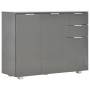 Glänzend graues Sideboard 107x35x80,5 cm von vidaXL, Sideboards - Ref: Foro24-283720, Preis: 179,02 €, Rabatt: %