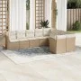 Set de sofás de jardín 9 pzas con cojines ratán sintético beige by , Garden sets - Ref: Foro24-3250007, Price: 606,56 €, Disc...