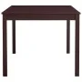 Dark brown pine wood dining table 180x90x73 cm by vidaXL, Kitchen and dining tables - Ref: Foro24-283407, Price: 158,73 €, Di...