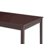 Dark brown pine wood dining table 180x90x73 cm by vidaXL, Kitchen and dining tables - Ref: Foro24-283407, Price: 158,73 €, Di...