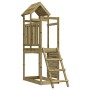 Parque infantil de madera pino impregnada 52,5x110,5x214 cm